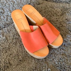 Dolce Vita suede wedge sandals